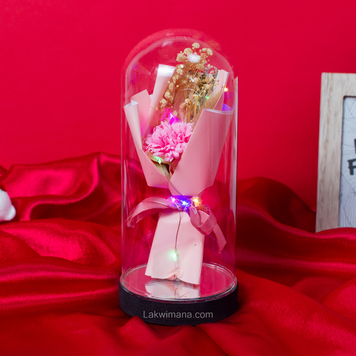 Scented Glass Rose Ornament